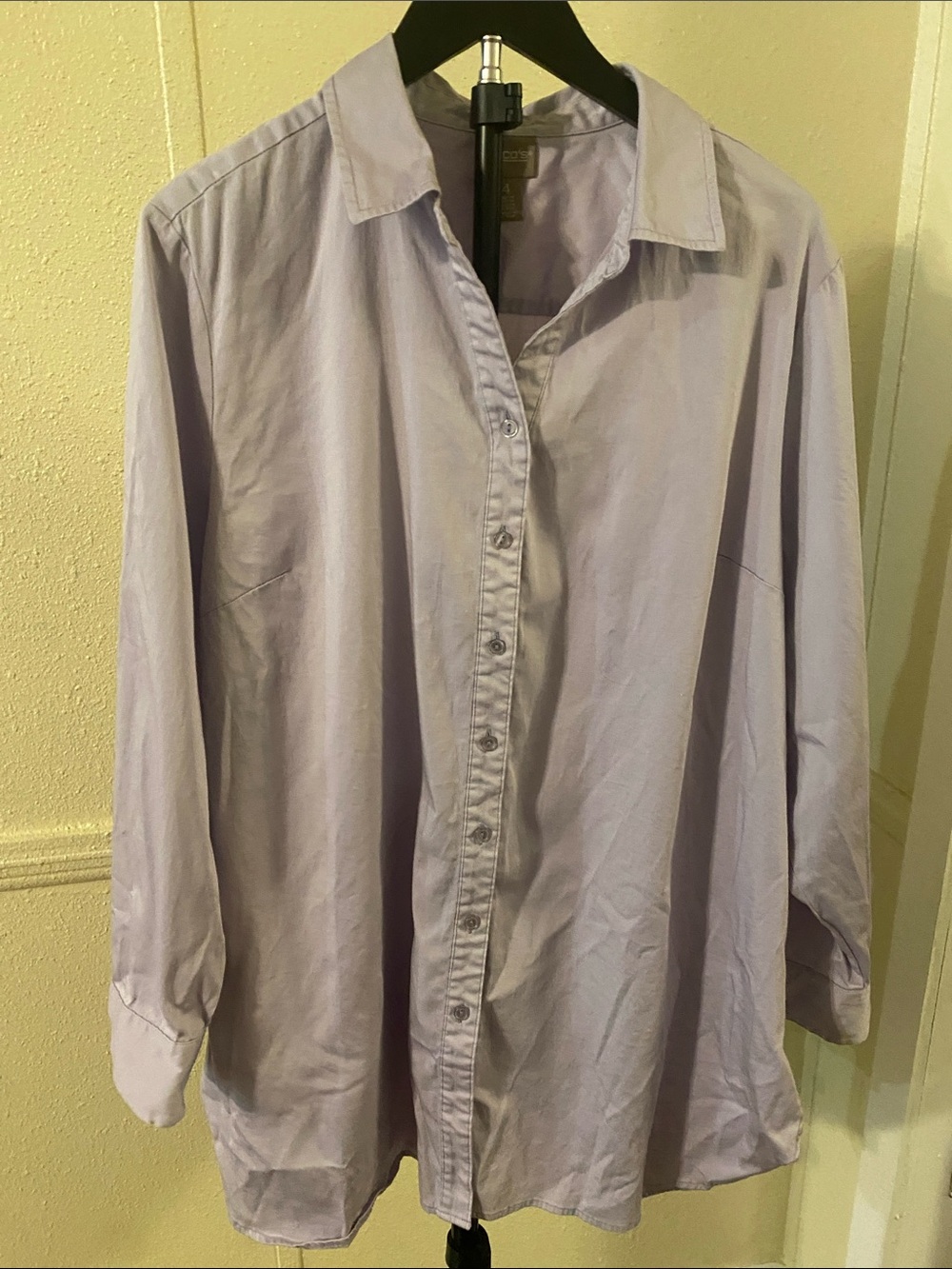 Chico's Soft Lavender Men's Button-Up Shirt